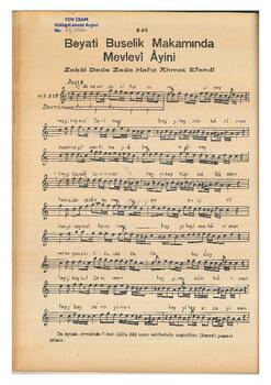 Bayati-Buselik Mevlevi Ayini