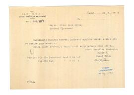 Gökyay'ın öğretmen olarak atanması