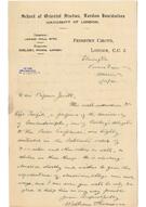 Rıza Tevfik'e William Hurmaun'dan mektup