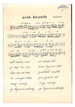 Halk Türküsü (Kastamonu Yöresi)