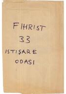 Hariciye Vekaleti İstişare Odası dosyaları