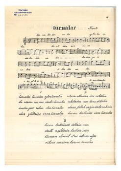 Halk Türküsü (Sivas Yöresi)