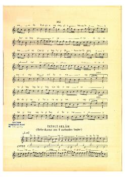 Uşşak Mevlevi Ayini (İkinci Selam)