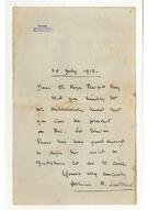 Rıza Tevfik'e Felicia R. Scatcherd'den mektuplar