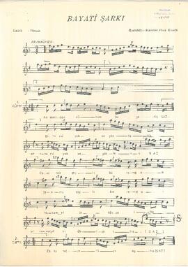 Bayati Şarkı