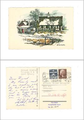 Mikkel Djorup’tan Ziyad Ebüzziya’ya kartpostal