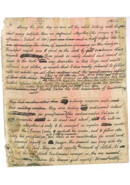 Rıza Tevfik'in notları