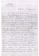 Mükerrem Janina’dan Renan Yaman’a mektuplar