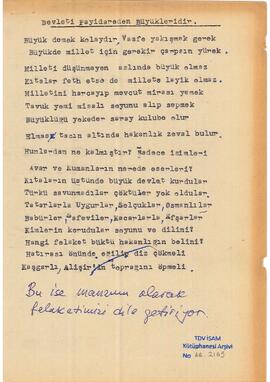 Cebbar Ertürk’ün manzumesi