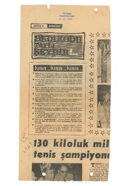 Memiş Ebüzziya hakkında haber