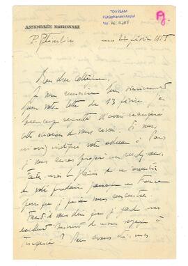 Ziyad Ebüzziya’ya mektup