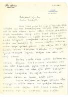 Rıza Akdemir ve Ziyad Ebüzziya’nın yazışması