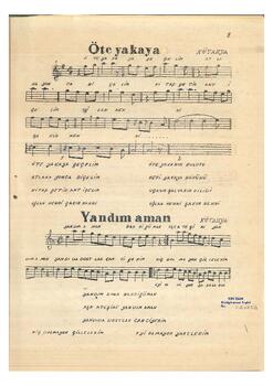 Halk Türküsü (Kütahya Yöresi)