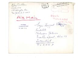 Oğuz R. Türkkan’dan Ziyad Ebüzziya’ya kartpostal